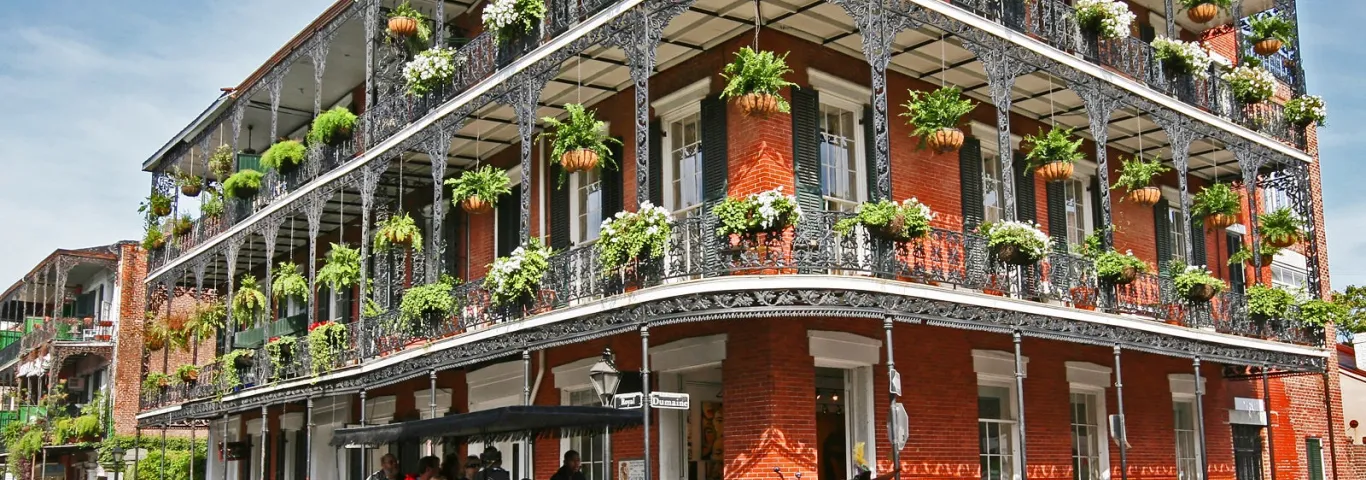 the French quarter, New Orleans