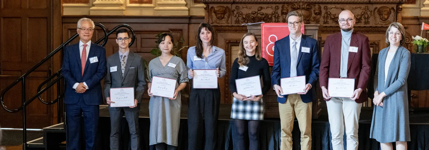 Award recipients posing for a photo